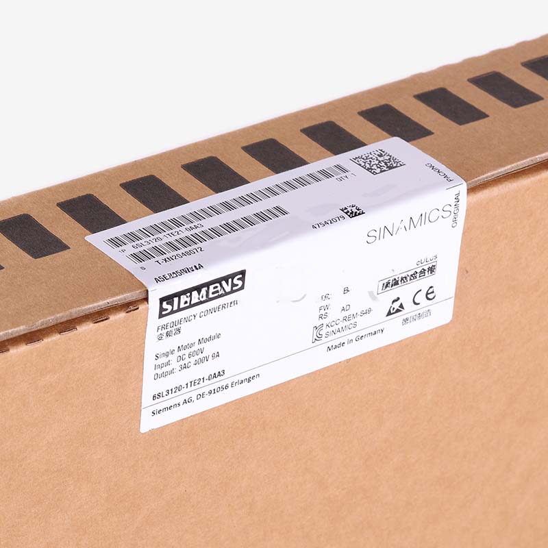 Модуль двигателя Siemens 6SL3120-1TE21-0AA3