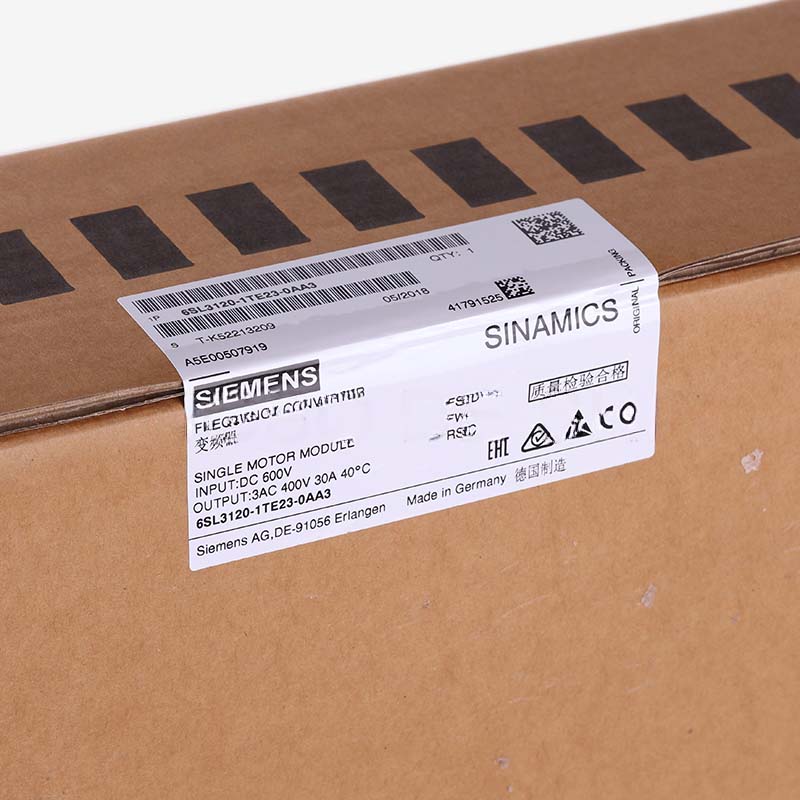 Модуль двигателя Siemens 6SL3120-1TE23-0AA3