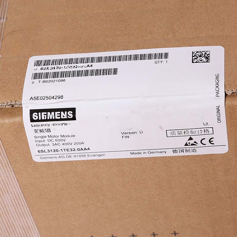 Модуль двигателя Siemens Sinamics 6SL3120-1TE32-0AA4