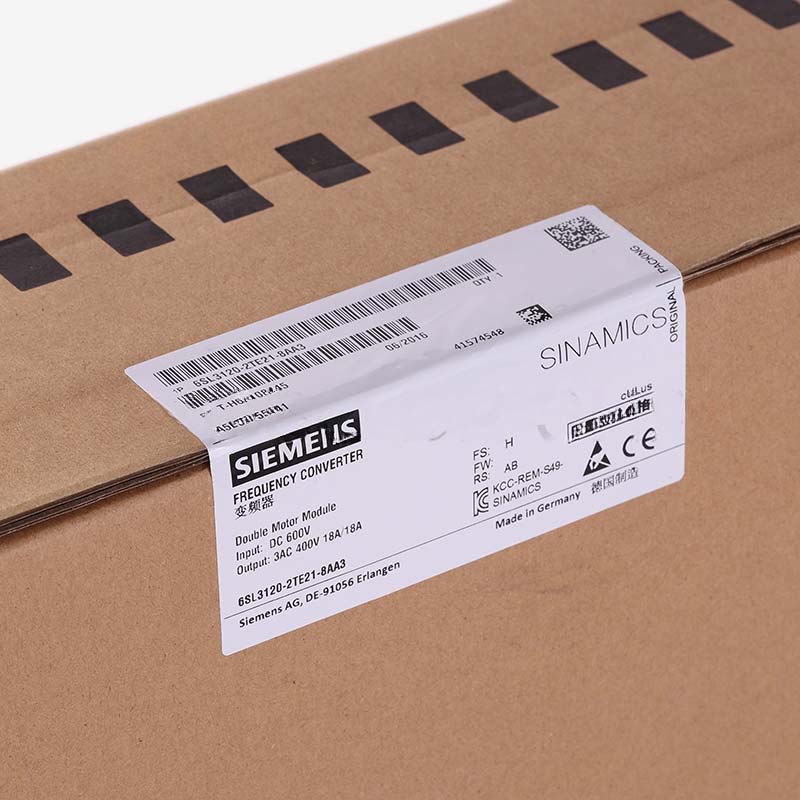Модуль двух двигателей Siemens 6SL3120-2TE21-8AA3